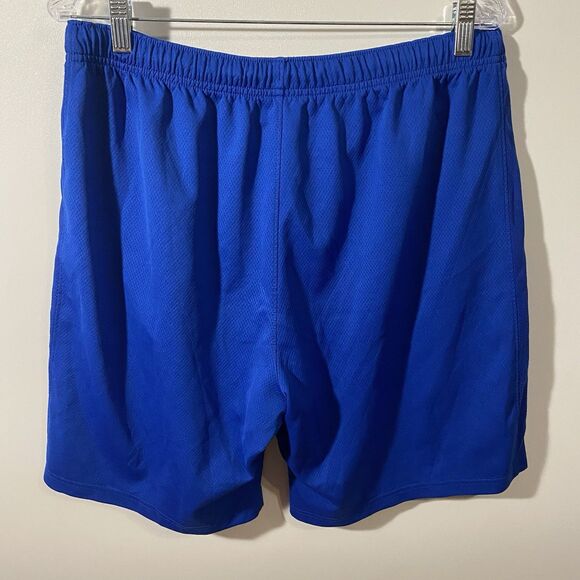 Nike Shorts Men's Large Blue Epic Knit Training Athletic Gym Active 646151-480 - Picture 5 of 11